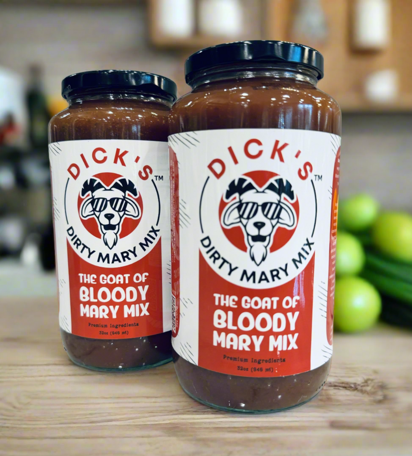 Dick's Dirty Mary Mix | Craft Bloody Mary Mix | 2 Pack | Free Shipping