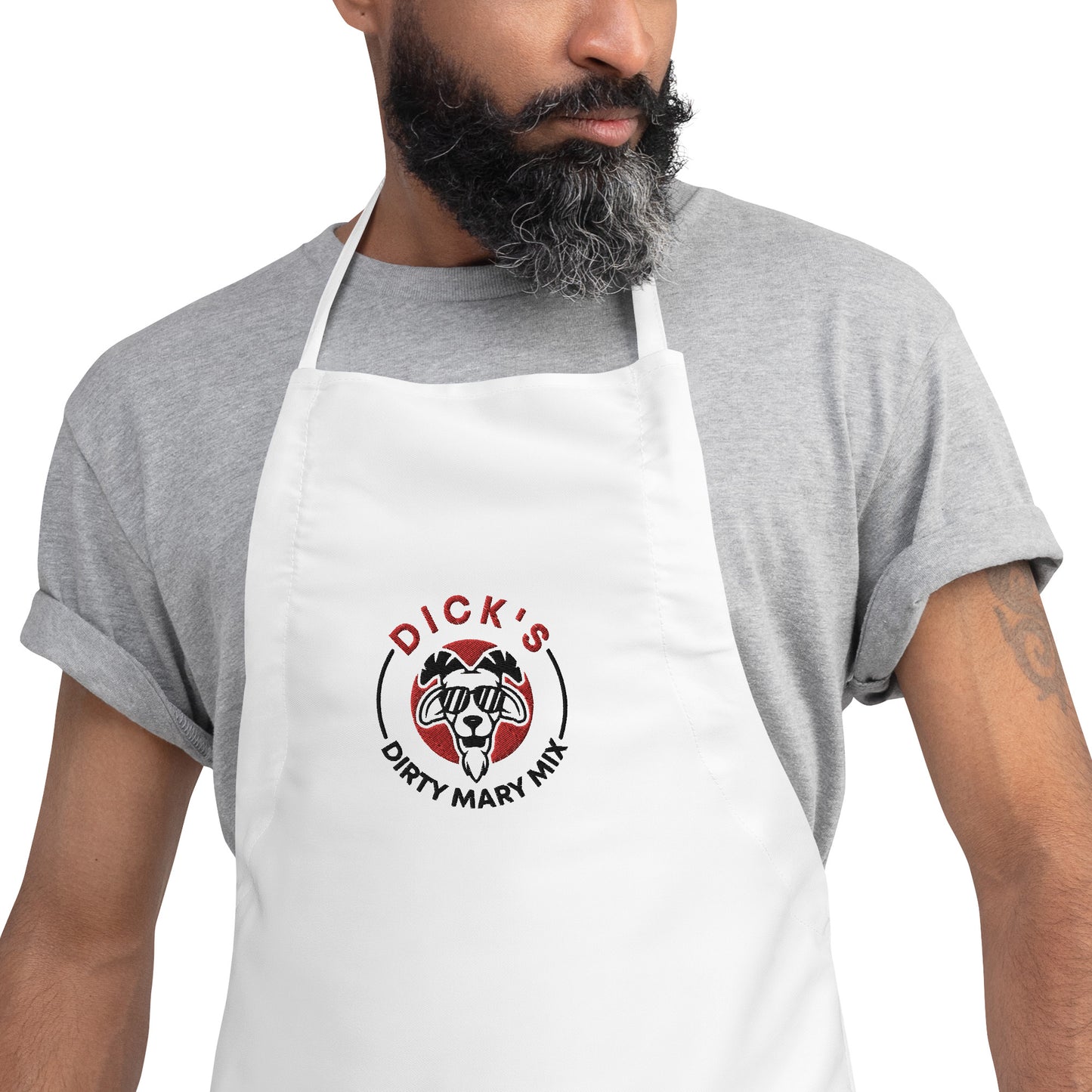 Dick's Dirty Mary Mix - Embroidered Apron