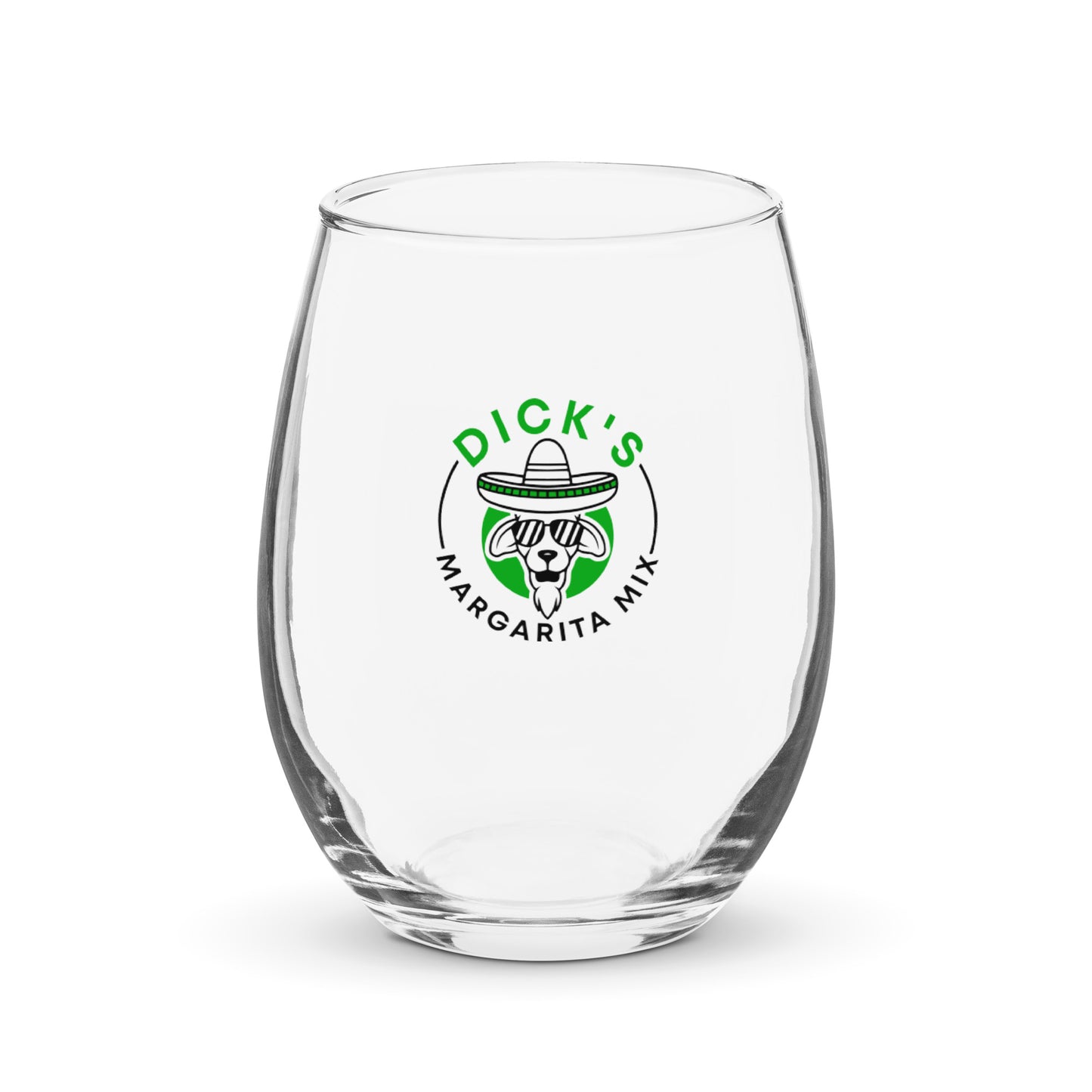 Dick's Margarita Mix Stemless Glass